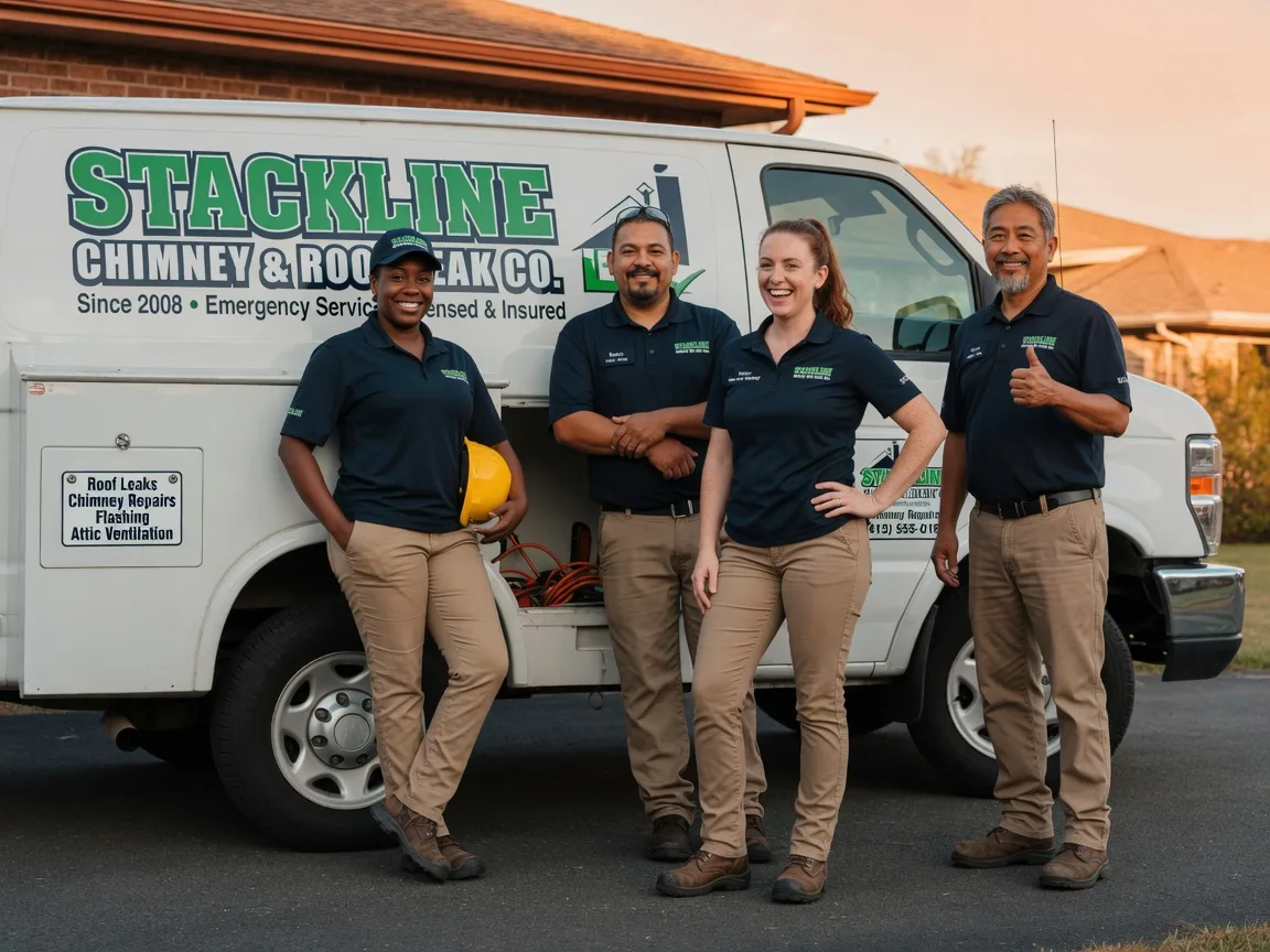 Chimney flashing repair company in Weatherford, OK
